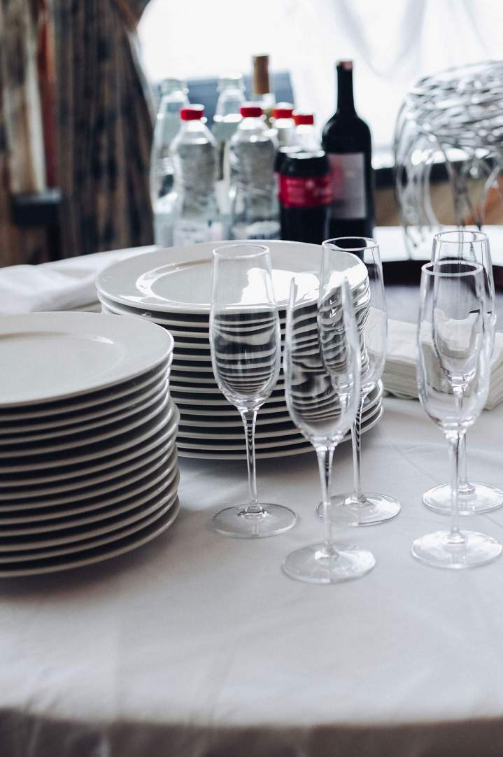 Des vaisselles raffinées pour rehausser vos événements.