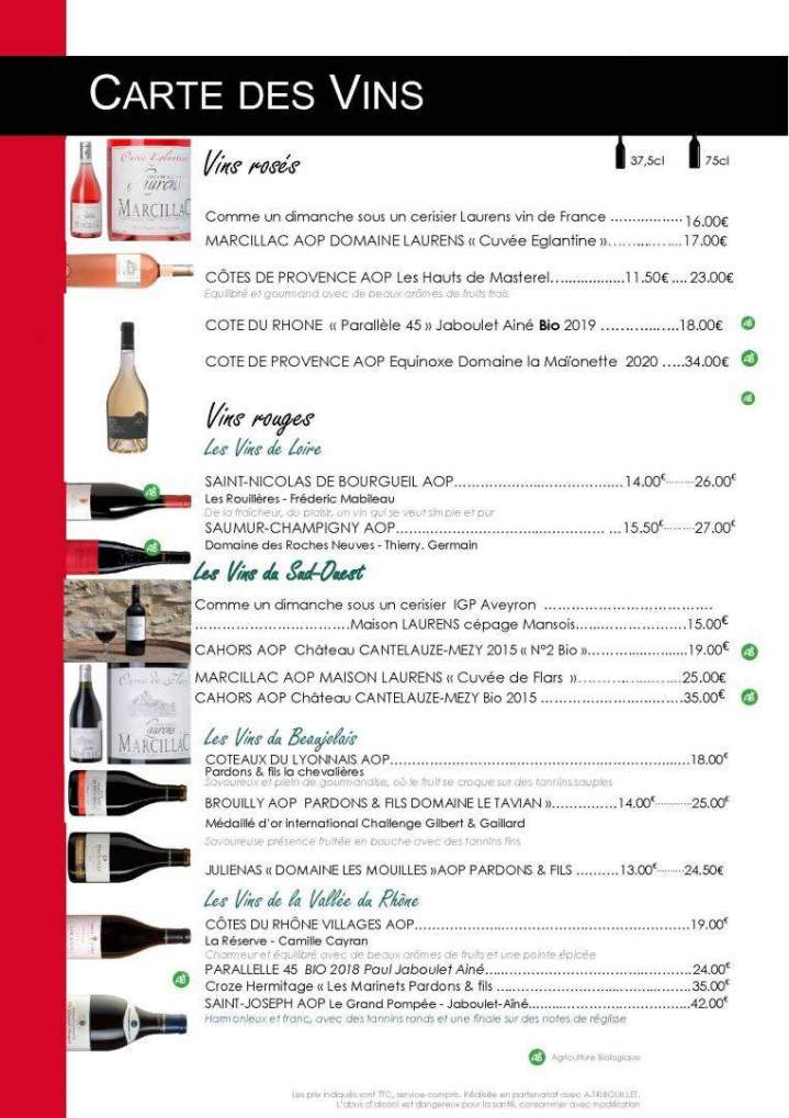 Nos plats à Le Perray-en-Yvelines