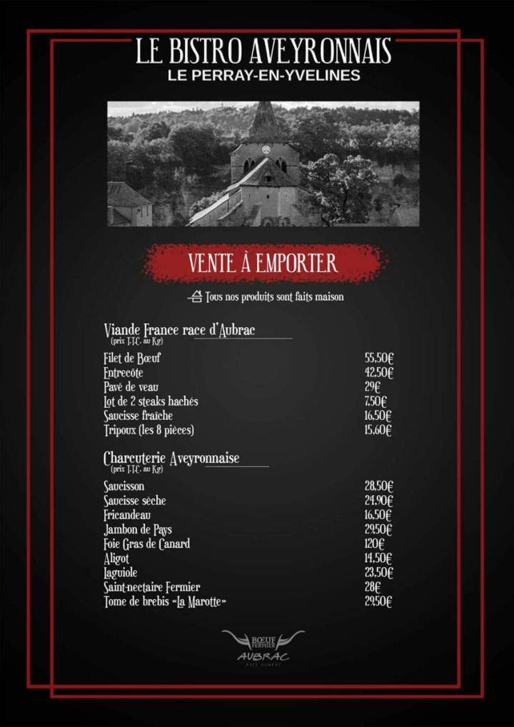 Nos offres culinaires à Le Perray-en-Yvelines