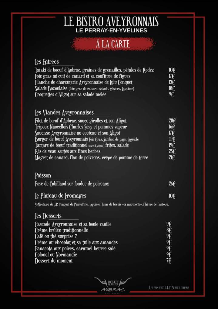 Nos plats à Le Perray-en-Yvelines